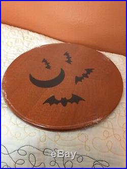 Longaberger Trick Or Treat Halloween Cat Bat Crow Moon Basket Set