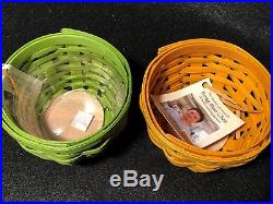 Longaberger Two baskets Lemon & Lime Set New