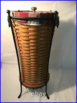 Longaberger Umbrella Basket Stand Combo Set