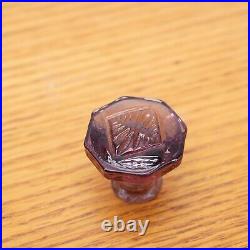 Longaberger Vintage 1989 XL Round Corn Basket Wood Lid Glass Knob 13 in Large