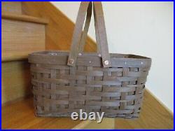 Longaberger Vintage Spring Weave Medium Market Basket Set 16 shipping included