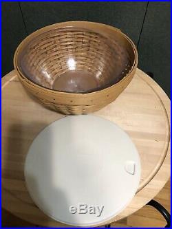 Longaberger Warm Brown Bowl Basket Sets- Set Of 4