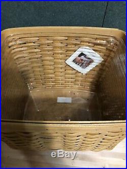 Longaberger Warm Brown Personal File Basket Set New