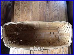 Longaberger Warm Brown Tall File Basket Complete SetBrand New