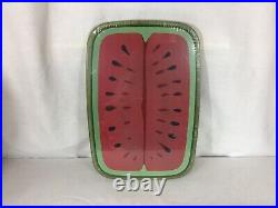 Longaberger Watermelon Medium Market Basket With Lid & Tags