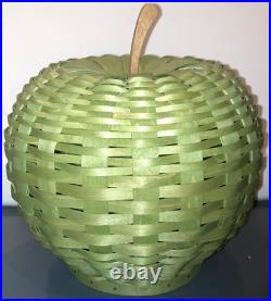 Longaberger Weavers 2023 Apple Basket Set-Green-Please Read Description-NEW