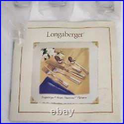 Longaberger Woven Traditions Flatware 4 Pc. Place Setting NEW Forks Knife Spoon