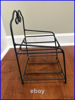 Longaberger Wrought Iron Bakers Rack 2 Tier Foundry Baskets Lids Protectors Vtg Longaberger Wrought Iron Bakers Rack 2 Tier Foundry Baskets Lids Protectors Vtg