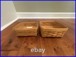 Longaberger Wrought Iron Bakers Rack 2 Tier Foundry Baskets Lids Protectors Vtg Longaberger Wrought Iron Bakers Rack 2 Tier Foundry Baskets Lids Protectors Vtg