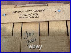 Longaberger Wrought Iron Bakers Rack 2 Tier Foundry Baskets Lids Protectors Vtg Longaberger Wrought Iron Bakers Rack 2 Tier Foundry Baskets Lids Protectors Vtg