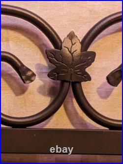 Longaberger Wrought Iron Chalk/Cork/Bulletin Board with Wood Shelf Longaberger Wrought Iron Chalk/Cork/Bulletin Board with Wood Shelf