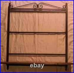 Longaberger Wrought Iron Chalk/Cork/Bulletin Board with Wood Shelf Longaberger Wrought Iron Chalk/Cork/Bulletin Board with Wood Shelf