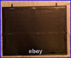 Longaberger Wrought Iron Chalk/Cork/Bulletin Board with Wood Shelf Longaberger Wrought Iron Chalk/Cork/Bulletin Board with Wood Shelf