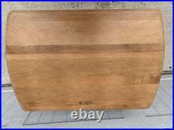 Longaberger Wrought Iron Library/End table with Warm Brown WoodCrafts Top