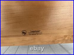 Longaberger Wrought Iron Library/End table with Warm Brown WoodCrafts Top