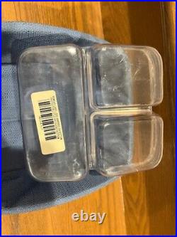 Longaberger Wrought Iron Little Bin Stand with baskets, protectors, and liners
