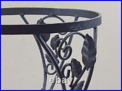 Longaberger Wrought Iron Plant Stand with Foliage Planter Basket Protector Inserts