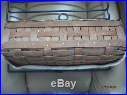 Longaberger Wrought Iron Recharging Station Set/2008 Mail&Bill Basket