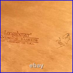 Longaberger XL Ficus Basket Combo Wrought Iron Stand, Lid, Liner, Protector 16D