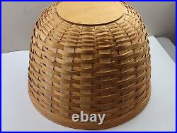 Longaberger X-Large 16 Wide Round Ficus Planter Basket with Wrought Iron Stand