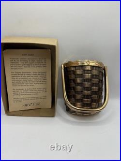 Longaberger brass basket door knocker