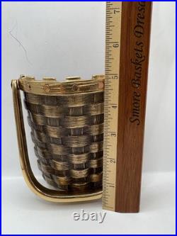 Longaberger brass basket door knocker