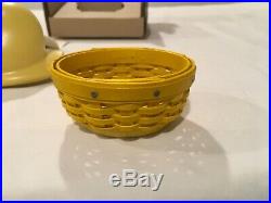 Longaberger collectors club miniature Peep Basket Set