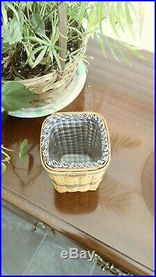 Longaberger miniature basket collection. Set of three with liners & protectors