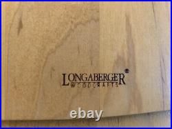 Longaberger paper tray basket Complete Set With Wire Rack Plus Small Basket