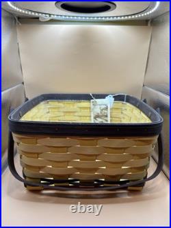Longaberger prototype sunflower cake basket