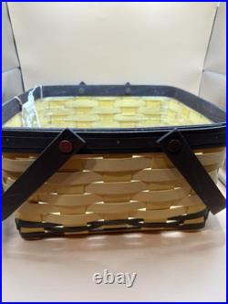 Longaberger prototype sunflower cake basket