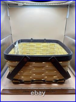 Longaberger prototype sunflower cake basket