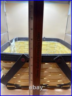Longaberger prototype sunflower cake basket