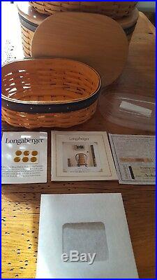 Longaberger set of 5 Harmony Baskets
