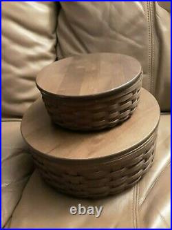 Longaberger set of two keepsake baskets
