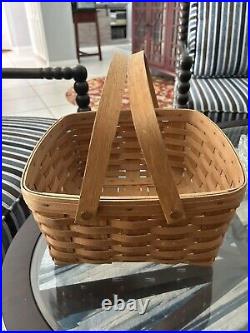 Longaburger Basket Collection Handwoven 1987-1991 Artist Signed. 4 Baskets Bndl