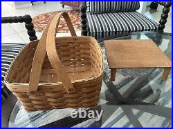 Longaburger Basket Collection Handwoven 1987-1991 Artist Signed. 4 Baskets Bndl