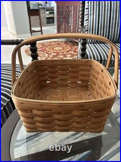 Longaburger Basket Collection Handwoven 1987-1991 Artist Signed. 4 Baskets Bndl