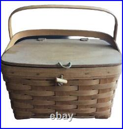 Lot Of 23 Longaberger Baskets Medium Large Picinic Gathering Basket Small