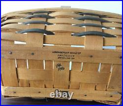 Lot Of 23 Longaberger Baskets Medium Large Picinic Gathering Basket Small
