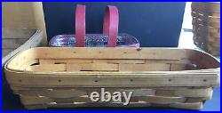 Lot Of 23 Longaberger Baskets Medium Large Picinic Gathering Basket Small