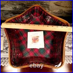 Lot of 2001 Longaberger Shining Star Basket Combos 3 Wrought Iron Stands Liners