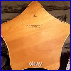 Lot of 2001 Longaberger Shining Star Basket Combos 3 Wrought Iron Stands Liners