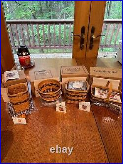 Lot of 4 JW Miniature Baskets + Extras And Signed. NIB