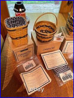 Lot of 4 JW Miniature Baskets + Extras And Signed. NIB