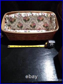 Lot of 9 Longaberger Baskets Crocks, Cups, Accessories 1990s Lot of 9 Longaberger Baskets Crocks, Cups, Accessories 1990s