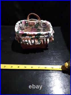 Lot of 9 Longaberger Baskets Crocks, Cups, Accessories 1990s Lot of 9 Longaberger Baskets Crocks, Cups, Accessories 1990s