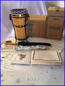 MINT Longaberger 2003-2004 CC JW Miniature Umbrella Basket Combo