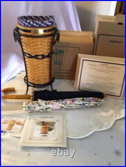 MINT Longaberger 2003-2004 CC JW Miniature Umbrella Basket Combo