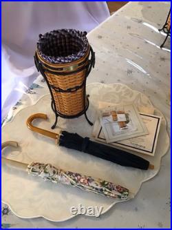 MINT Longaberger 2003-2004 CC JW Miniature Umbrella Basket Combo